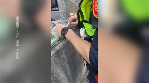 男不滿臨檢被搜索車內 警方:依法攔查過程和平