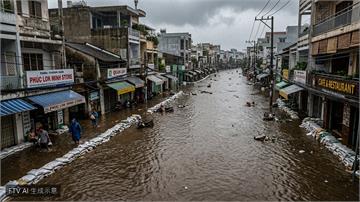 曼谷連日暴雨道路成河　全巿50區急列洪災警戒