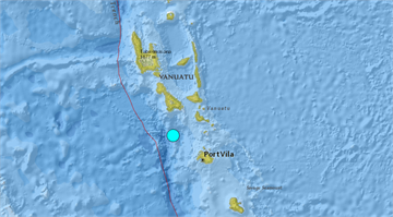 快新聞／太平洋西南部島國萬那杜規模6.2地震 深度僅8.2公里