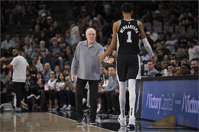NBA／馬刺傳奇教頭波波維奇「驚傳中風」！球團證實「歸隊時間表成謎」