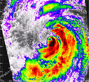 白海豚一路向西「各國路徑一致了」！螺旋雨帶狂掃北台灣⋯晚間登陸中國這地區