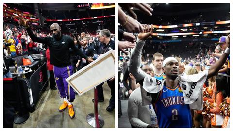 NBA(影)／雷霆戰湖人最大亮點！SGA將挑戰現役傳奇詹皇感覺熱血沸騰