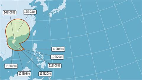 熱低壓形成了！「下一步蝴蝶」　各地慎防午後雷陣雨