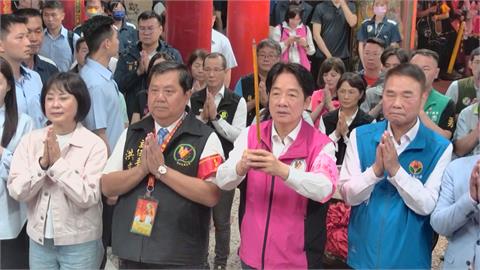 白沙屯媽祖晚間啟程遶境　總統賴清德祝願圓滿成功