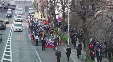 現況不宜辦奧運 東京民眾上街遊行抗議