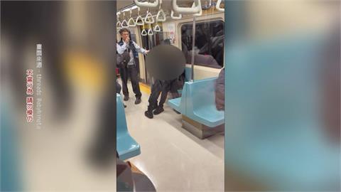 北捷再傳騷動！詭異女喊「想殺人」　掏打火機試圖點燃食物大叫肚子餓