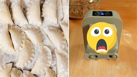 日本廚師用「迷你自動包水餃機」超崩潰！全數失敗氣到打機器笑翻網友