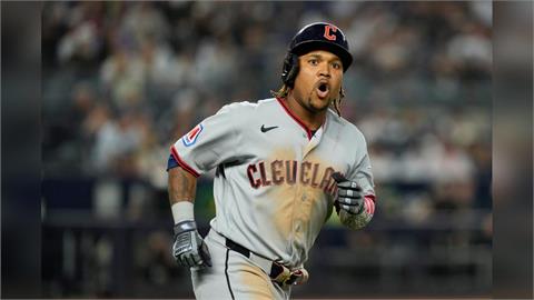 MLB(影)／J.拉米瑞茲扮演守護者殺手！連兩場打爆洋基最強先發投手