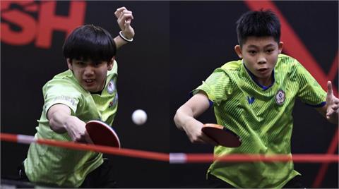 桌球／台灣小將超棒！U19洪敬愷、U15陳凱程南韓青少年挑戰賽封王