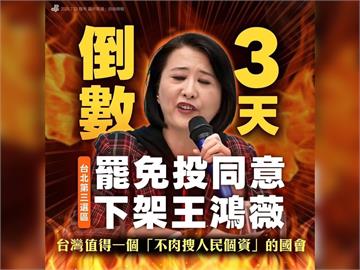快新聞／點名王鴻薇！綠控藍侵犯人權隱私　籲選民726「下架爛委」