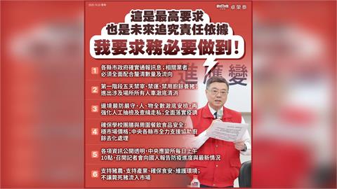 快新聞／6大措施出爐！台中養豬場爆非洲豬瘟　卓榮泰南下視察