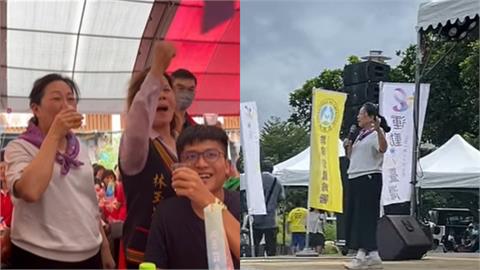 徐榛蔚高調「宣傳普發1萬」喊：我們謝謝傅崐萁！遭罷團當面嗆聲超尷尬