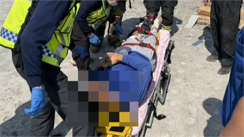 嘉義中庄營區驚傳鷹架倒塌 釀5人傷.其中4人骨折