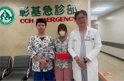 2護理師跪地CPR救氣爆傷患　彰基頒10萬禮券獎勵