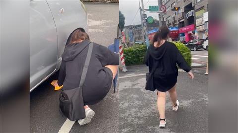 板橋停車場詭異女子「往車底偷塞東西」　網友一眼認出：「詐騙」！