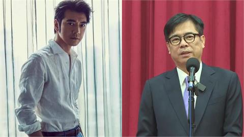 金城武24年前走紅毯「身後害羞弟弟」竟是陳其邁！本尊認了：我也有穿衣服…