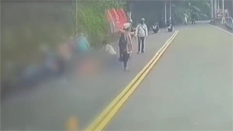 烘爐地「祖孫三載」下山自撞燈桿　3歲孫噴飛亡重摔　送醫宣告不治