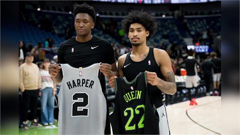 NBA(影)/頂尖新秀大對決!馬刺榜眼哈波關鍵上籃反超粉碎鵜鶘奎恩紀錄夜