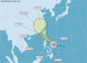 LIVE／中颱「杜蘇芮」直接侵台機率高　氣象局最新說明