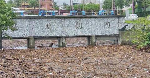 快新聞／小犬太驚人！花蓮南濱出海口河道遭砂石、漂流木堵住　畫面曝光