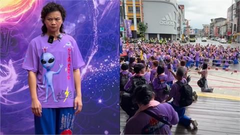 濟顛禪師穿「外星人尬電服」百名信徒跪拜！曾喊西醫可怕、賣「開光蛋」黑料遭挖