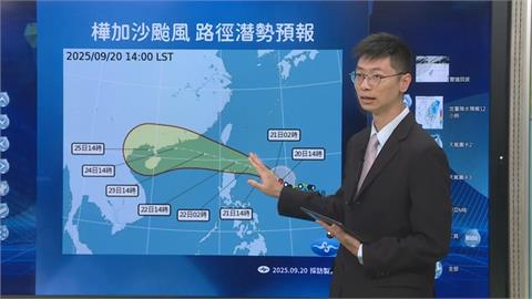 快新聞／即將開眼！樺加沙「這2日」影響最劇　挑戰強颱掃過台灣南部
