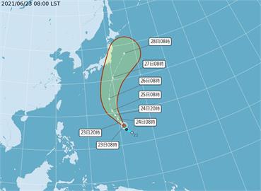快新聞／今年第5號颱風「薔琵」生成！ 最新預測路徑圖曝光