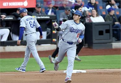 MLB(影)／大谷翔平首打席開轟仍輸球！道奇1:3不敵大都會吞2連敗