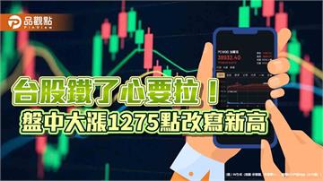 台股狂漲1218點！改寫歷史新紀錄38989　台積電、聯發科同創新高