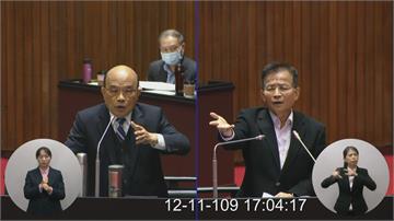 蘇揆備詢萊豬標示議題 賴士葆狠酸「被架空」
