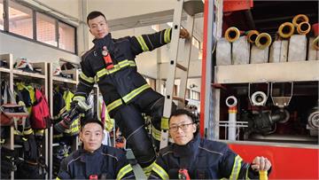 桃消復旦分隊生力軍報到　他受《火神的眼淚》鼓舞報考消防員