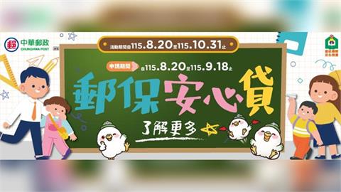 中華郵政「郵保安心貸」保單借款抽好禮活動