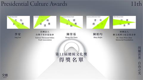 第11屆總統文化獎出爐 名導演李安獲文化耕耘獎