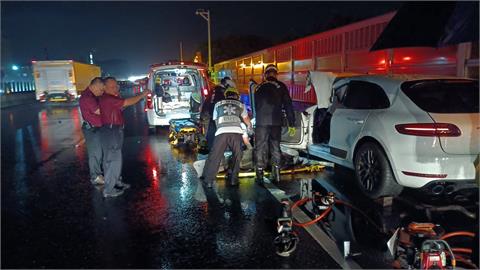 跑車猛撞油罐車！駕駛慘死國道　身分曝光是知名「洗鞋達人」