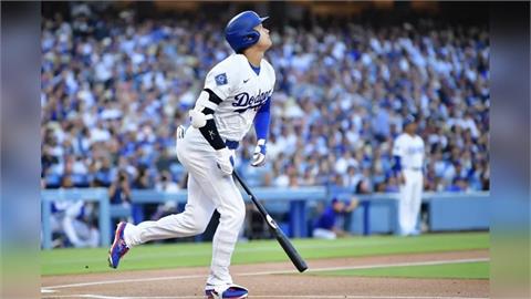 MLB(影)／受傷還能打成這樣！大谷翔平首打席炸裂嚇死觀眾！開刀前最後一戰還是猛
