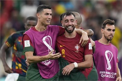 卡達世足／C羅確定晉級16強！B費「梅開二度」葡萄牙2：0烏拉圭