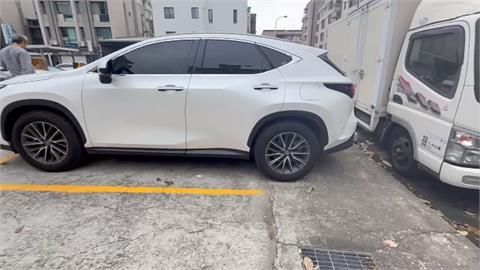 民眾台中用餐停特約停車場遭開單　警：車尾占用人行道