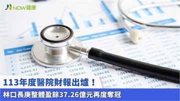 113年度醫院財報出爐！ 林口長庚整體盈餘37.26億元再度奪冠