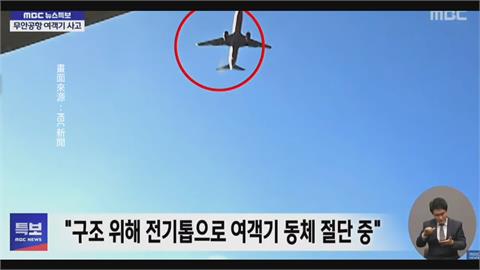 南韓務安機場驚傳空難！　濟州航空班機181人傳至少62死