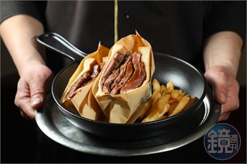 試吃筆記／肉食主義攻陷「波麗路」！三明治裡包進一整盤台式牛排　超大尺寸夾心可頌意外美味