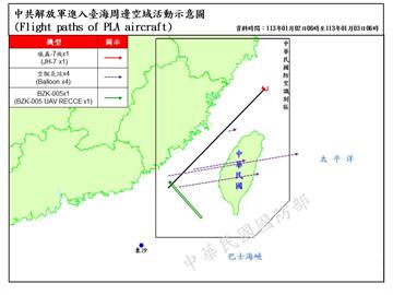 快新聞／中國4空飄氣球越中線擾台！　3枚穿越中央山脈上空