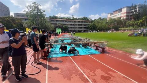 創造特別回憶！高雄中山工商　「畢業體能極限賽」共十道關卡