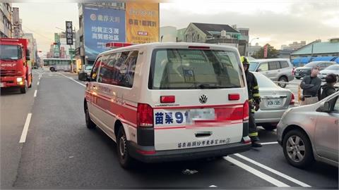 苗栗大樓火警釀1死　3住戶一度受困頂樓