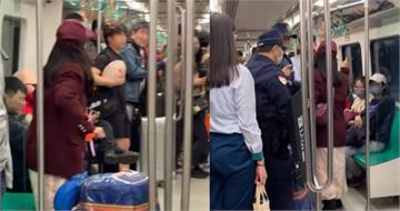 紅衣女在捷運大喊「不准開」乘客嚇瘋　高雄警持盾牌急奔現場