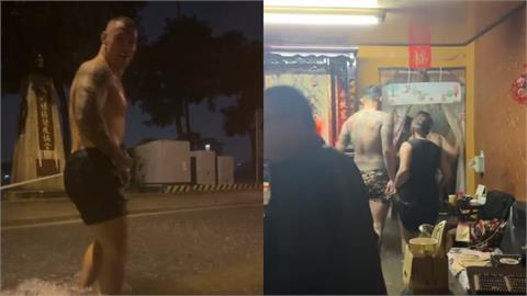 宜蘭淹水「阿嬤無力爬2樓」！上空猛男團「划船神救援」孫女淚跪：好年輕人