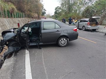 快新聞／台29線甲仙路段休旅車轎車猛力對撞！ 1人OHCA6人輕重傷