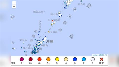 日本鹿兒島與論町５．９強震　最大震度５強無海嘯風險