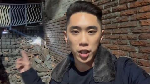 不堪強震！新北新莊龍安陸橋「磁磚掉滿地」　議員轟市府不作為