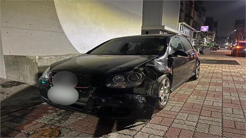 台南轎車逆向撞騎士害頭部重創 駕駛肇逃到案稱恍神