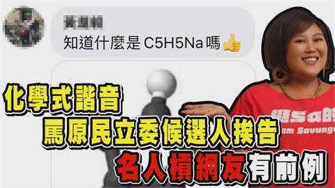 透視新聞／話不能亂說！化學式諧音哏罵原民立委參選人挨告　名人槓網友有前例